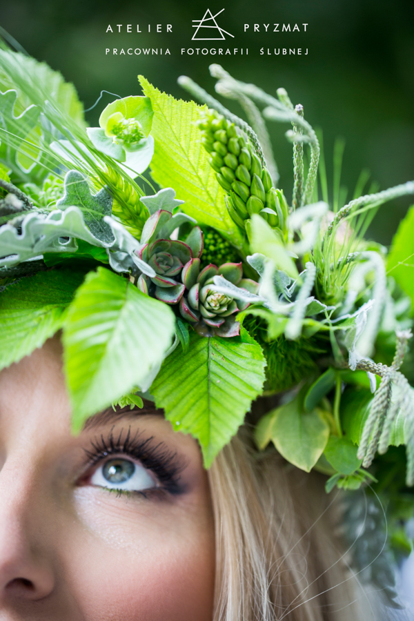 makijaż w klimacie boho, hippie, panna młoda boho